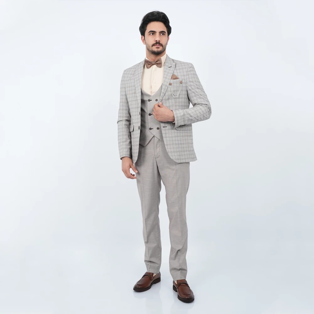 COSTUME FANTAISIE 3P — beige