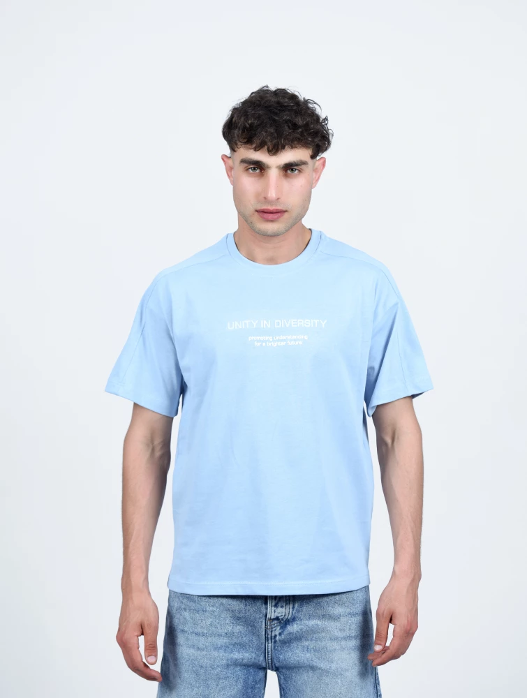 T-SHIRT MC COL ROND OVERSIZE AVEC ANIMATION