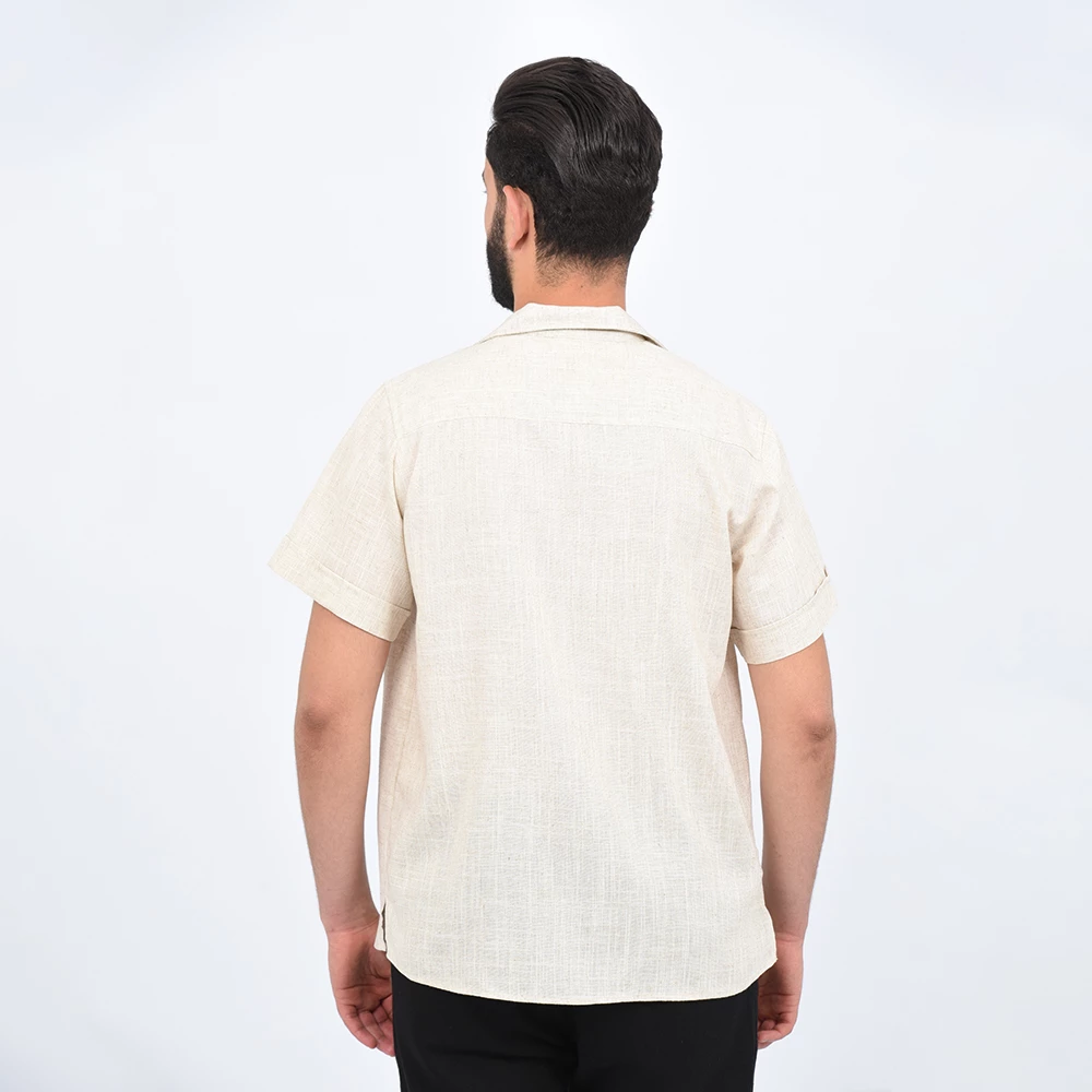 CHEMISE COL OUVERT LIN