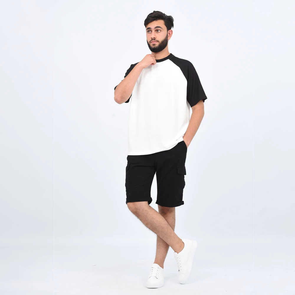 T-SHIRT MC BICOLORE OVRSIZE