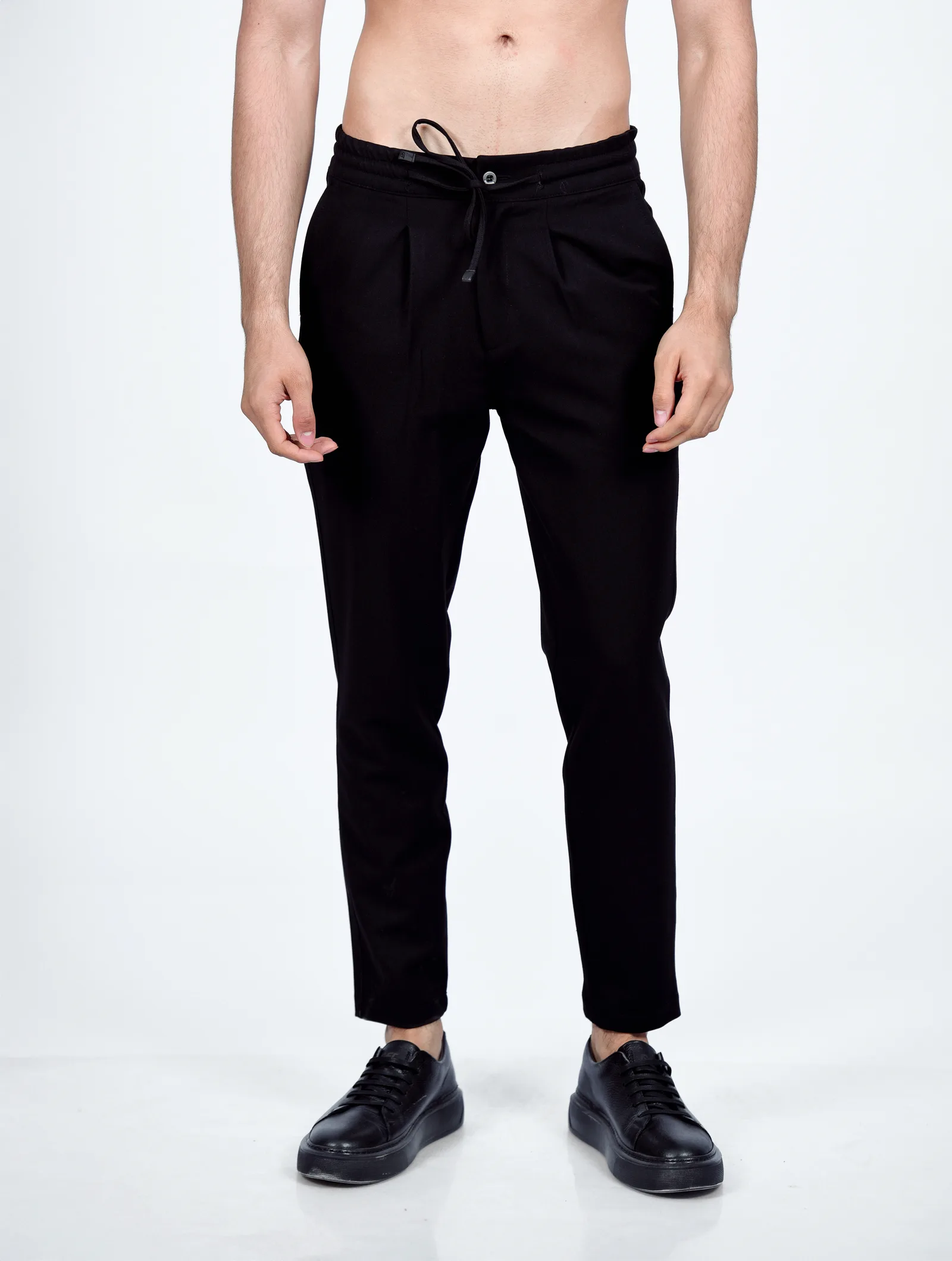 PANTALON JOGGER AVEC PLIE