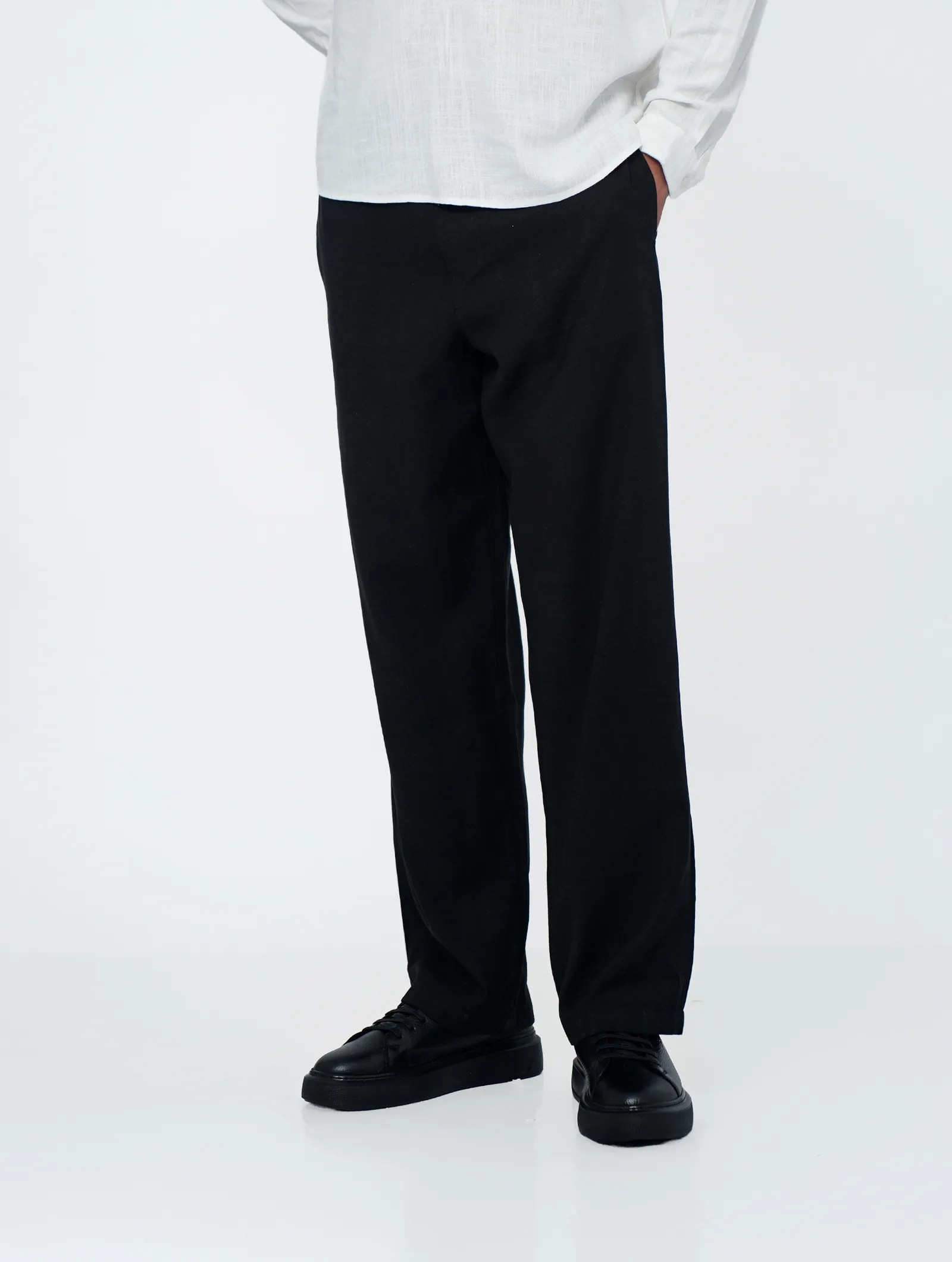PANTALON JOGGER STRIGHT AVEC CORDON