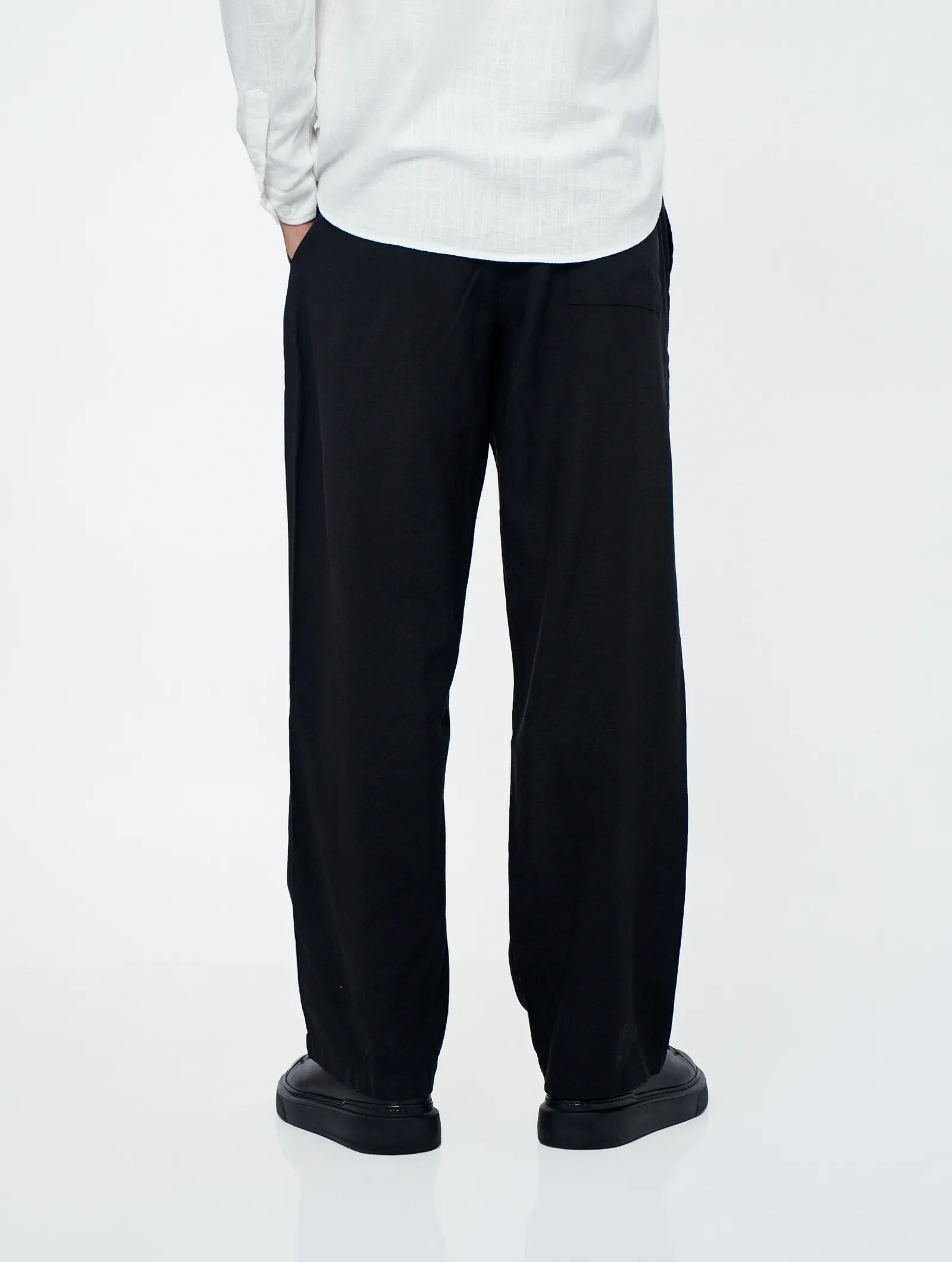 PANTALON JOGGER STRIGHT AVEC CORDON